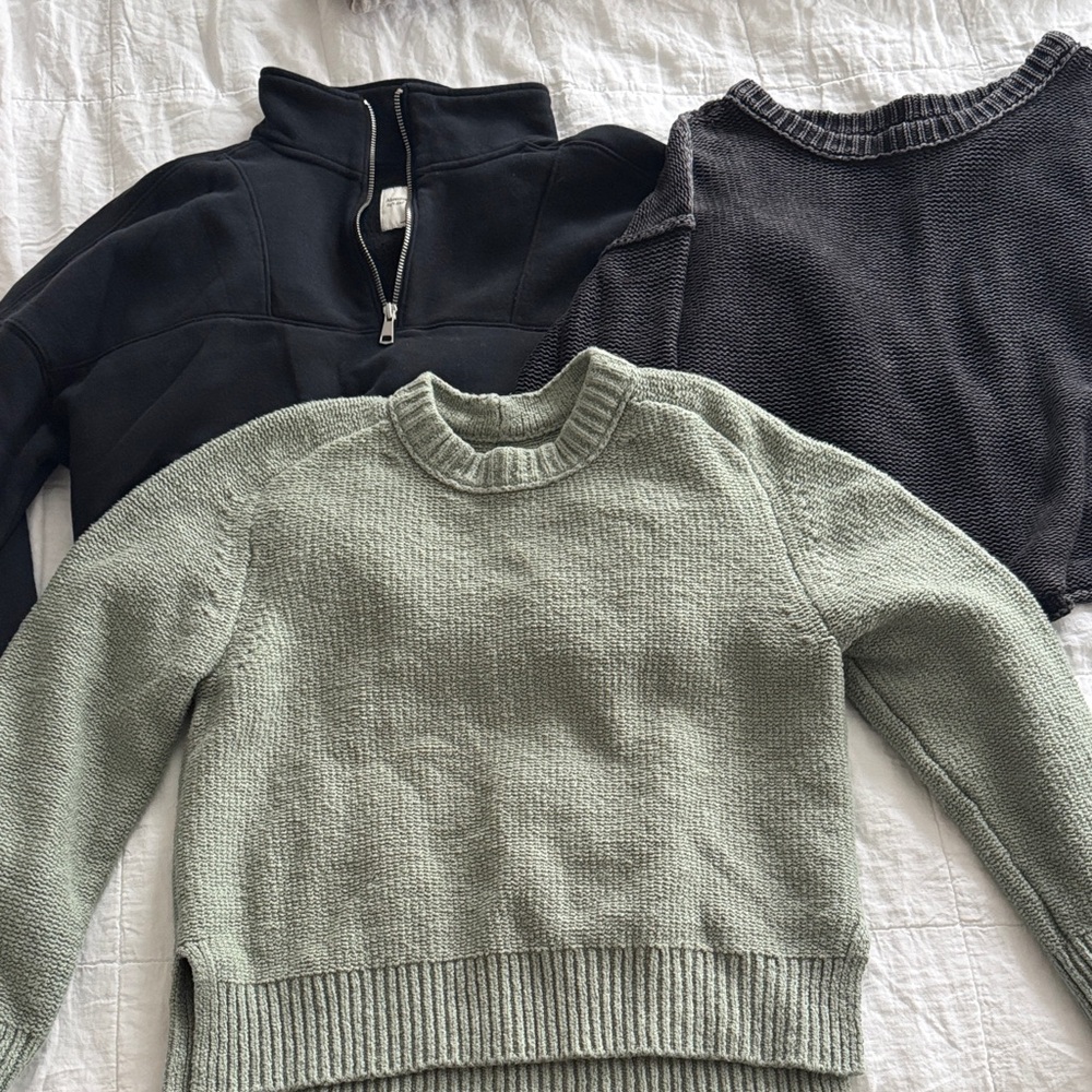 Bundle of A&F sweaters